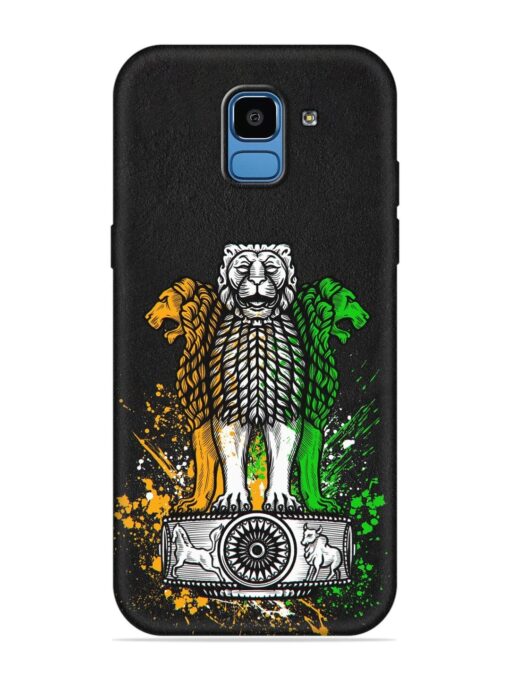 Pillars Of Ashoka Embossed Soft Silicone Case for Samsung Galaxy J6 (2018)