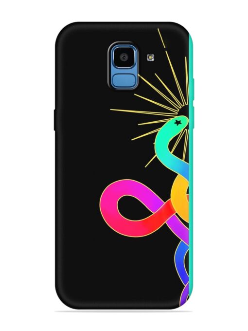 Art Geometric Abstraction Embossed Soft Silicone Case for Samsung Galaxy J6 (2018)