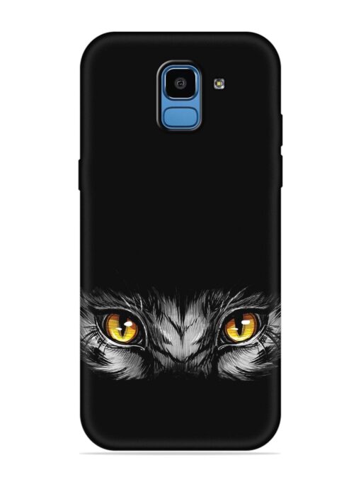 Scary Eye Embossed Soft Silicone Case for Samsung Galaxy J6 (2018)