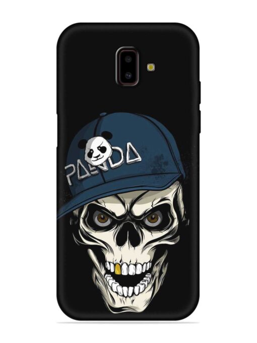 Panda Skull Embossed Soft Silicone Case for Samsung Galaxy J6 Prime Zapvi