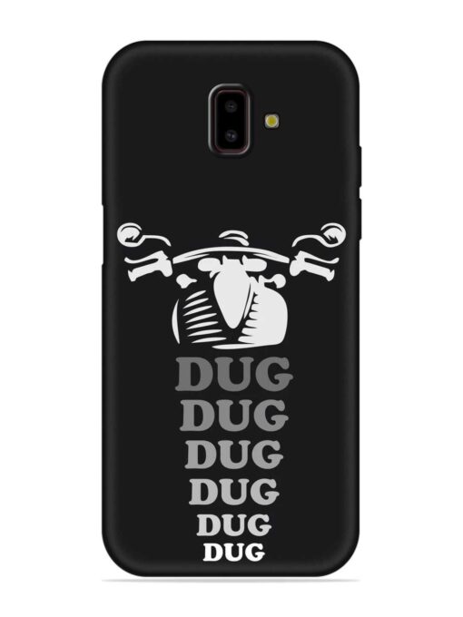 Dug Dug Dug Embossed Soft Silicone Case for Samsung Galaxy J6 Prime Zapvi