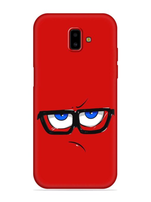 Rad Angry Face Embossed Soft Silicone Case for Samsung Galaxy J6 Prime Zapvi