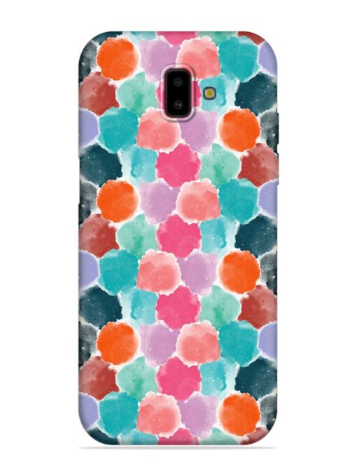 Colorful Seamless Pattern Embossed Soft Silicone Case for Samsung Galaxy J6 Prime Zapvi