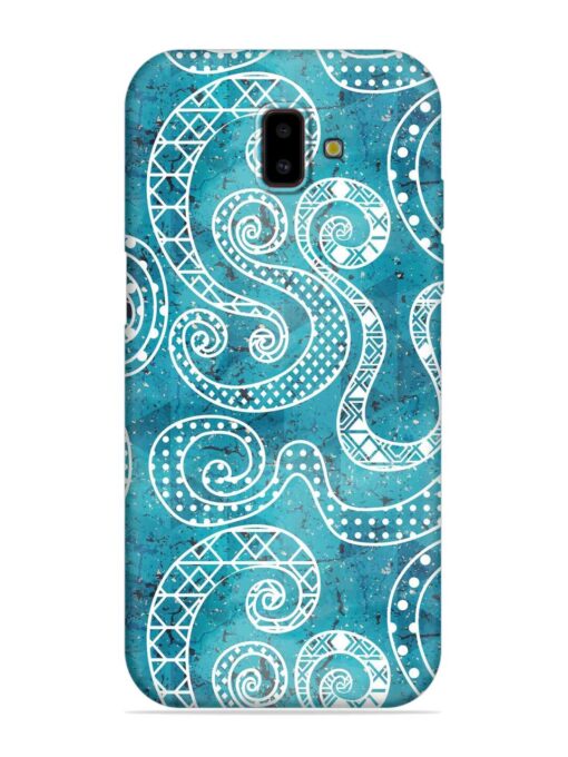 Vintage Curved Seamless Embossed Soft Silicone Case for Samsung Galaxy J6 Prime Zapvi