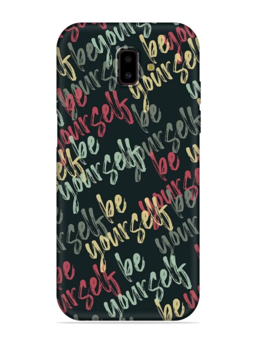 Yourself Seamless Embossed Soft Silicone Case for Samsung Galaxy J6 Prime