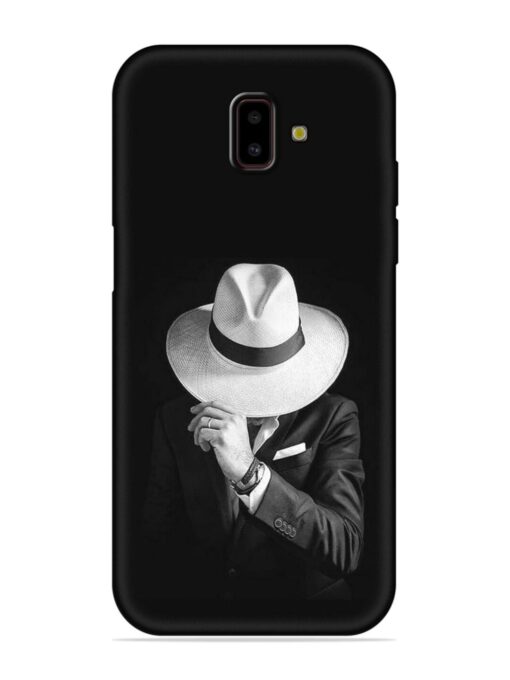 Men Under Hat Embossed Soft Silicone Case for Samsung Galaxy J6 Prime Zapvi