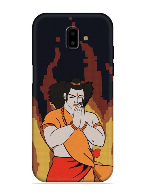 Shree Ram Vector Embossed Soft Silicone Case for Samsung Galaxy J6 Prime