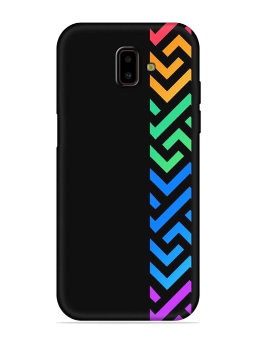 Colorshape Stripes Embossed Soft Silicone Case for Samsung Galaxy J6 Prime