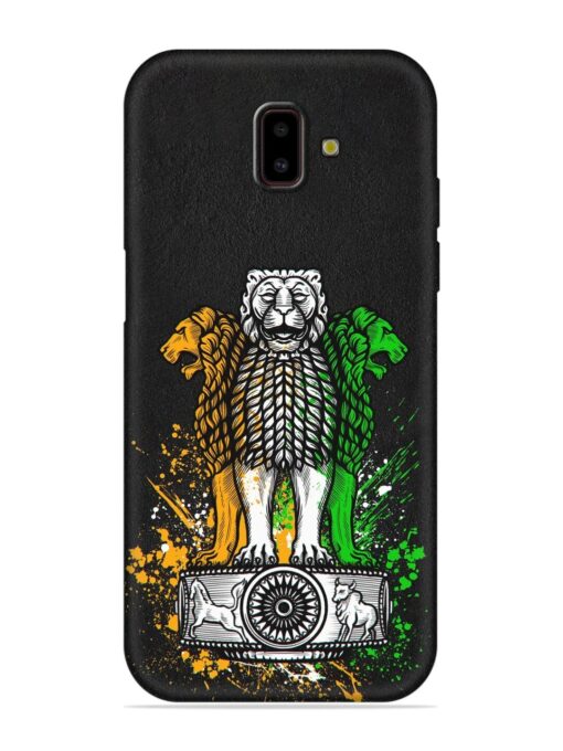 Pillars Of Ashoka Embossed Soft Silicone Case for Samsung Galaxy J6 Prime