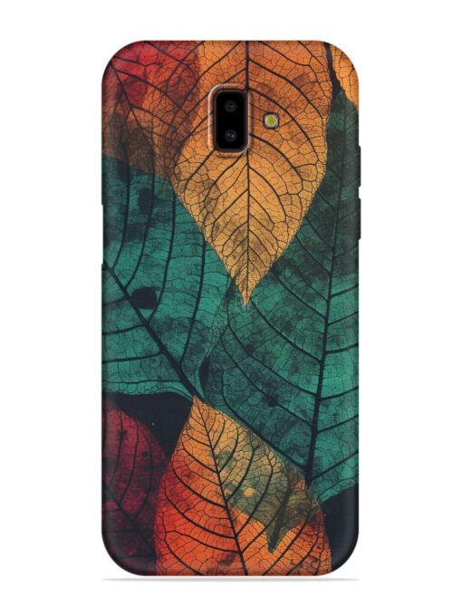 Leaves Artwork Embossed Soft Silicone Case for Samsung Galaxy J6 Prime Zapvi