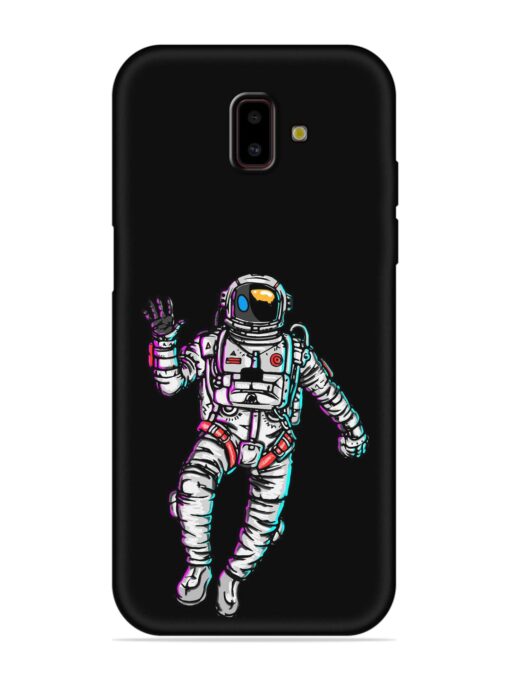 Spaceman Embossed Soft Silicone Case for Samsung Galaxy J6 Prime