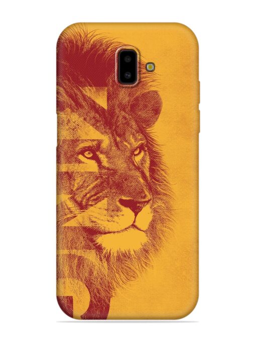 Gold Lion Crown Art Embossed Soft Silicone Case for Samsung Galaxy J6 Prime Zapvi