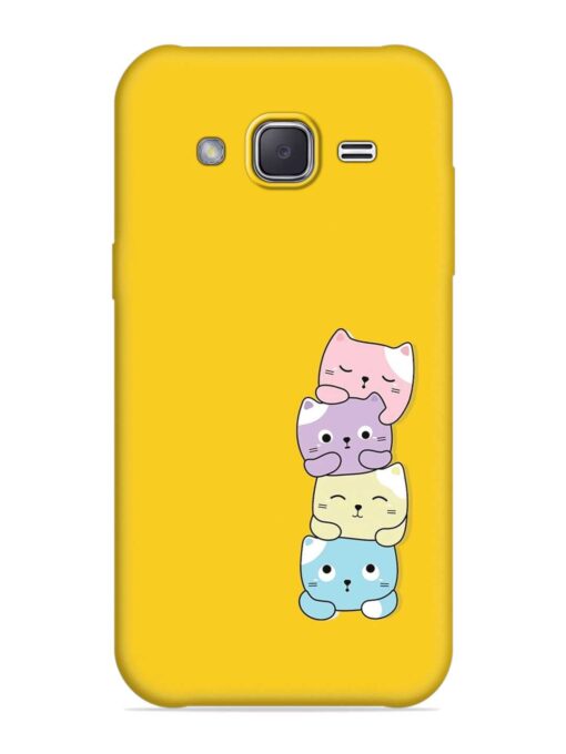 Cartoon Anime Embossed Soft Silicone Case for Samsung Galaxy J7 (2015)