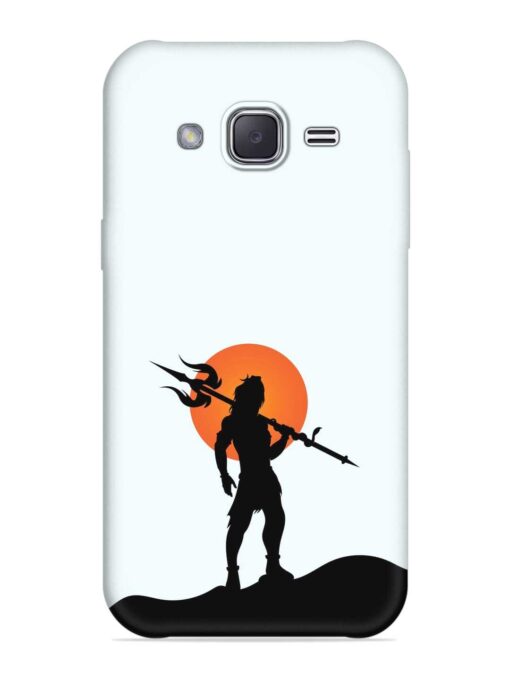 Lord Mahadev Trendy Embossed Soft Silicone Case for Samsung Galaxy J7 (2015)