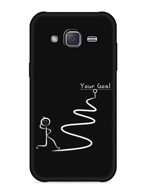 Your Goal Embossed Soft Silicone Case for Samsung Galaxy J7 (2015)