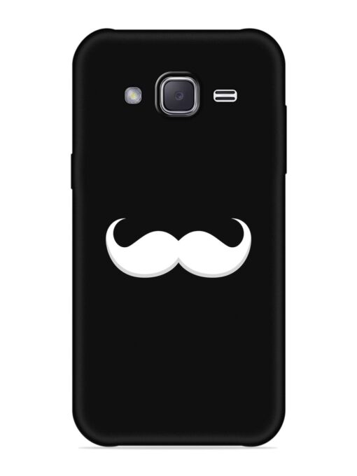 Mustache Vector Embossed Soft Silicone Case for Samsung Galaxy J7 (2015) Zapvi