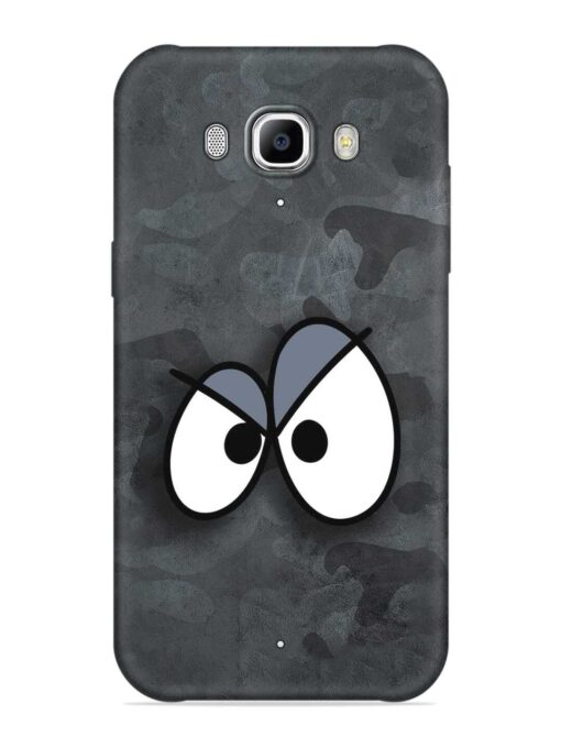 Big Eyes Night Mode Embossed Soft Silicone Case for Samsung Galaxy J7 (2016) Zapvi