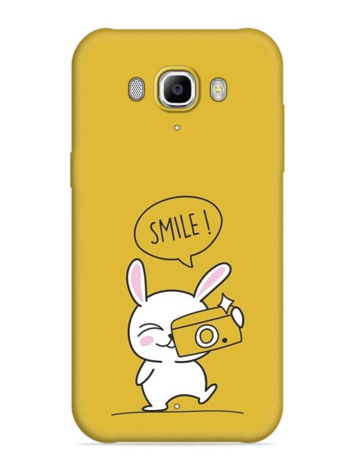 Hey Smile Please Embossed Soft Silicone Case for Samsung Galaxy J7 (2016)