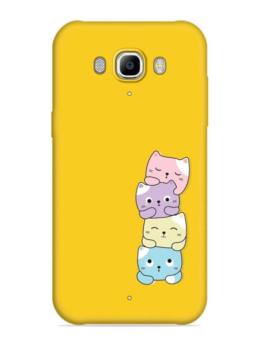 Cartoon Anime Embossed Soft Silicone Case for Samsung Galaxy J7 (2016)