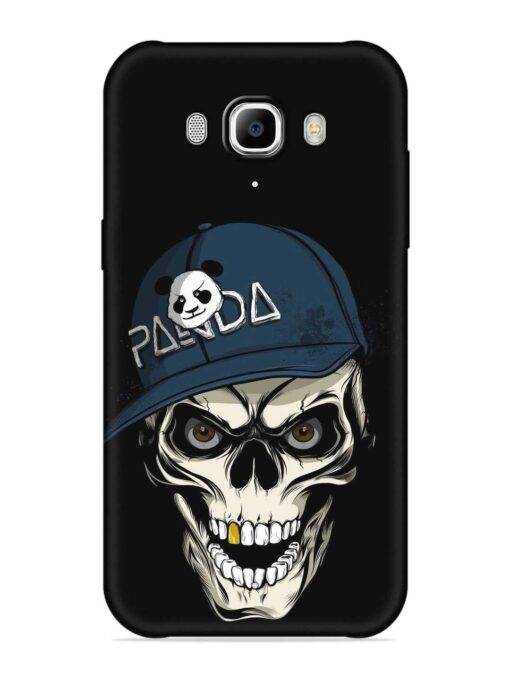 Panda Skull Embossed Soft Silicone Case for Samsung Galaxy J7 (2016)