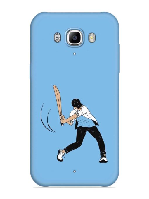 Cricket Gully Boy Embossed Soft Silicone Case for Samsung Galaxy J7 (2016)