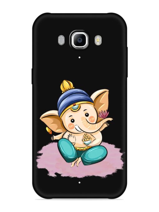 Bal Ganesh Vector Art Embossed Soft Silicone Case for Samsung Galaxy J7 (2016) Zapvi