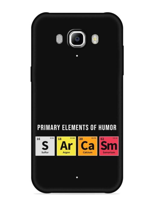 Primary Elements Humor Embossed Soft Silicone Case for Samsung Galaxy J7 (2016)