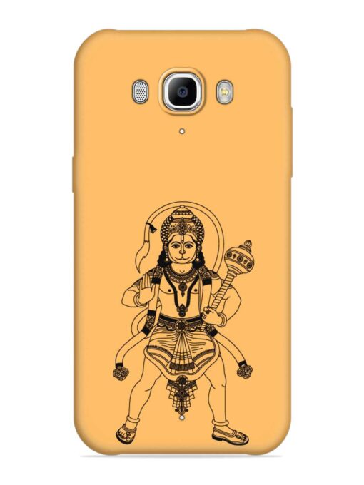 Indian God Hanuman Embossed Soft Silicone Case for Samsung Galaxy J7 (2016)