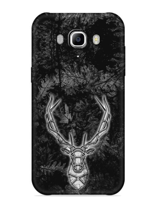 Ancient Deer Embossed Soft Silicone Case for Samsung Galaxy J7 (2016) Zapvi