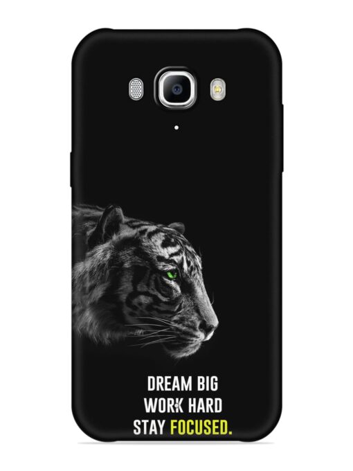 Dream Big Work Hard Embossed Soft Silicone Case for Samsung Galaxy J7 (2016)