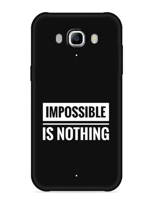 Impossible Is Nothing Embossed Soft Silicone Case for Samsung Galaxy J7 (2016)