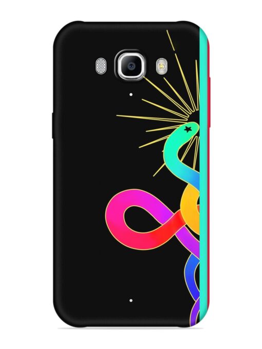 Art Geometric Abstraction Embossed Soft Silicone Case for Samsung Galaxy J7 (2016)