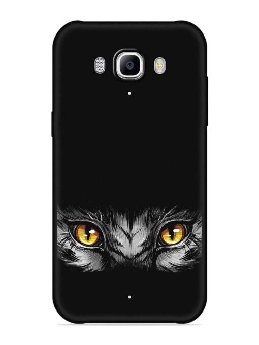 Scary Eye Embossed Soft Silicone Case for Samsung Galaxy J7 (2016)