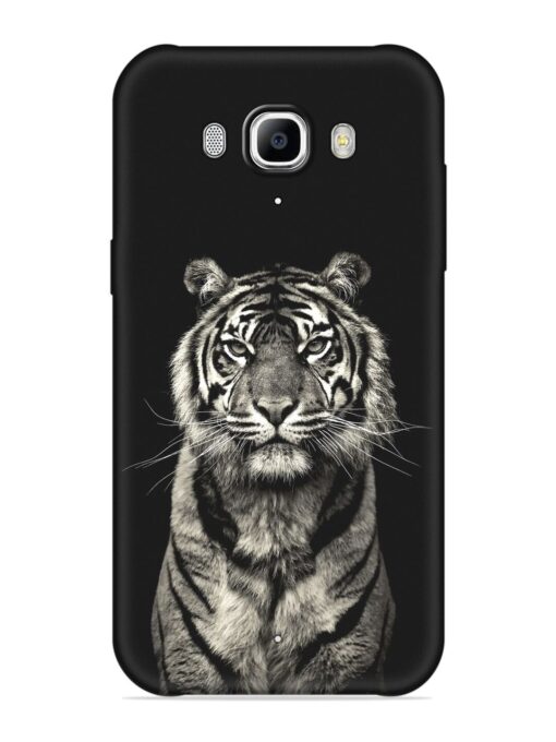 Tiger Art Embossed Soft Silicone Case for Samsung Galaxy J7 (2016)