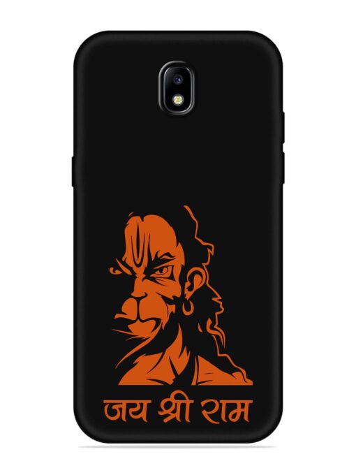 Angry Hanuman Embossed Soft Silicone Case for Samsung Galaxy J7 (2017) Zapvi