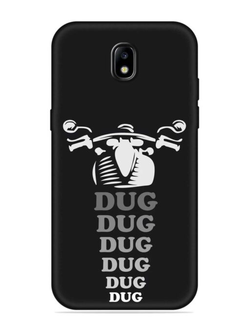 Dug Dug Dug Embossed Soft Silicone Case for Samsung Galaxy J7 (2017)