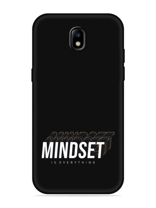 Mindset Everything Slogan Embossed Soft Silicone Case for Samsung Galaxy J7 (2017)