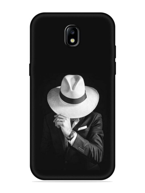 Men Under Hat Embossed Soft Silicone Case for Samsung Galaxy J7 (2017)