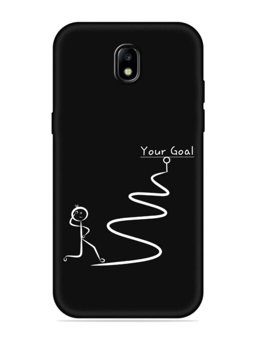 Your Goal Embossed Soft Silicone Case for Samsung Galaxy J7 (2017)