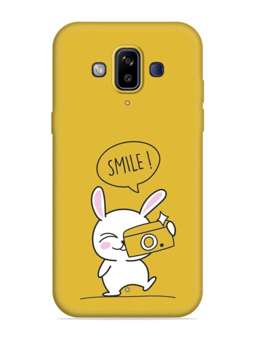 Hey Smile Please Embossed Soft Silicone Case for Samsung Galaxy J7 Duo Zapvi