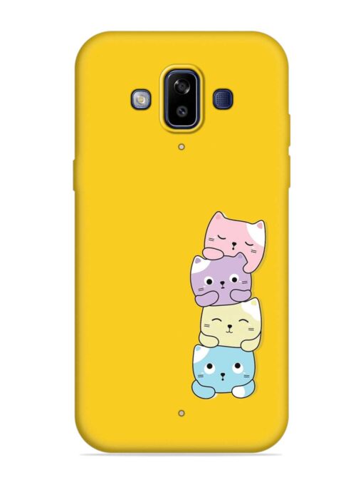 Cartoon Anime Embossed Soft Silicone Case for Samsung Galaxy J7 Duo