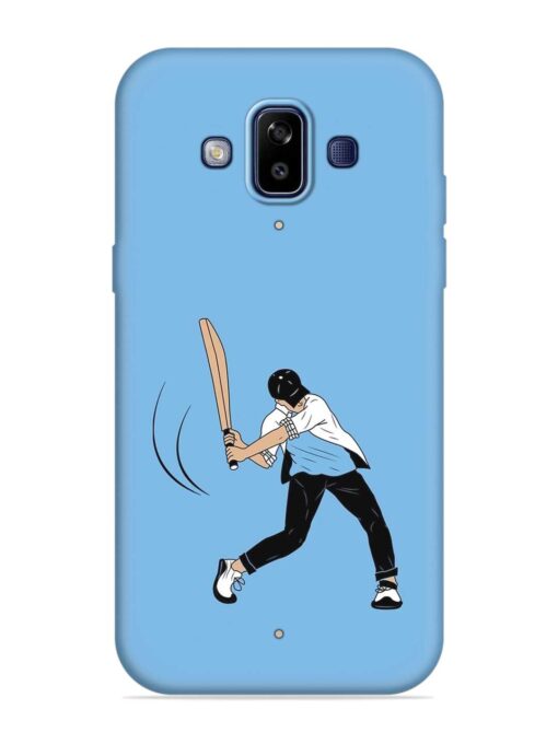 Cricket Gully Boy Embossed Soft Silicone Case for Samsung Galaxy J7 Duo Zapvi