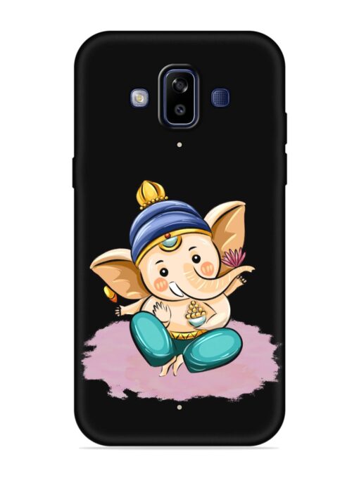 Bal Ganesh Vector Art Embossed Soft Silicone Case for Samsung Galaxy J7 Duo Zapvi