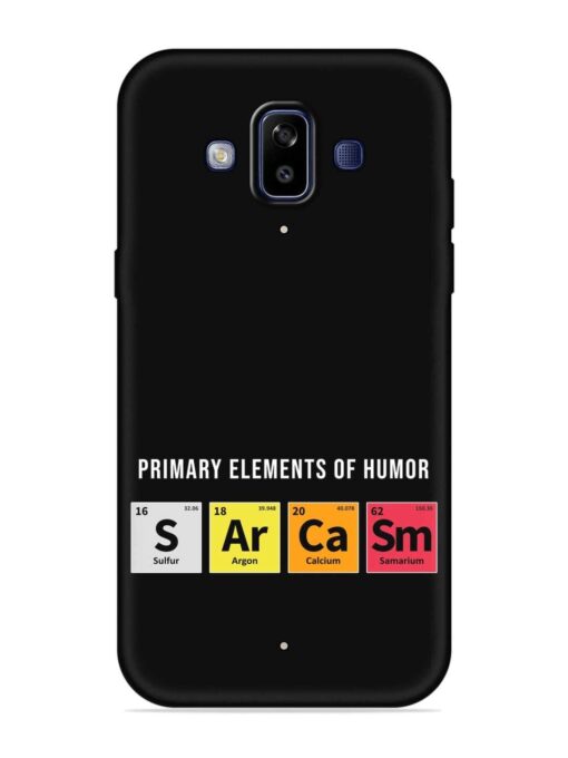 Primary Elements Humor Embossed Soft Silicone Case for Samsung Galaxy J7 Duo Zapvi