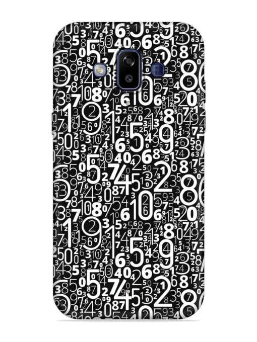 Many Numbers Different Embossed Soft Silicone Case for Samsung Galaxy J7 Duo