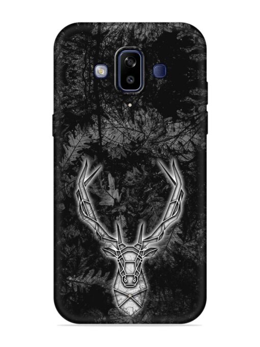 Ancient Deer Embossed Soft Silicone Case for Samsung Galaxy J7 Duo