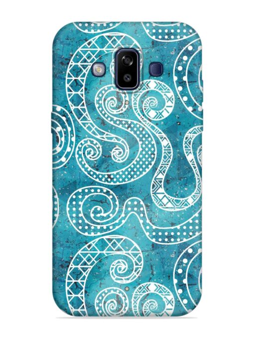 Vintage Curved Seamless Embossed Soft Silicone Case for Samsung Galaxy J7 Duo Zapvi