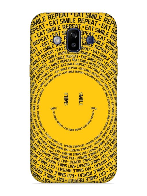 Smiley Embossed Soft Silicone Case for Samsung Galaxy J7 Duo