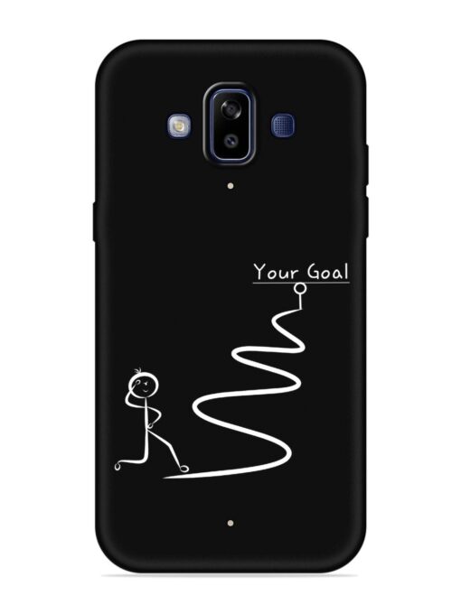 Your Goal Embossed Soft Silicone Case for Samsung Galaxy J7 Duo Zapvi