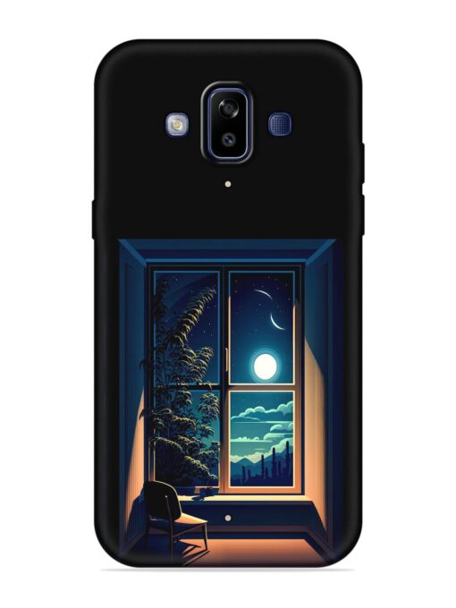 Night View At Window Embossed Soft Silicone Case for Samsung Galaxy J7 Duo Zapvi